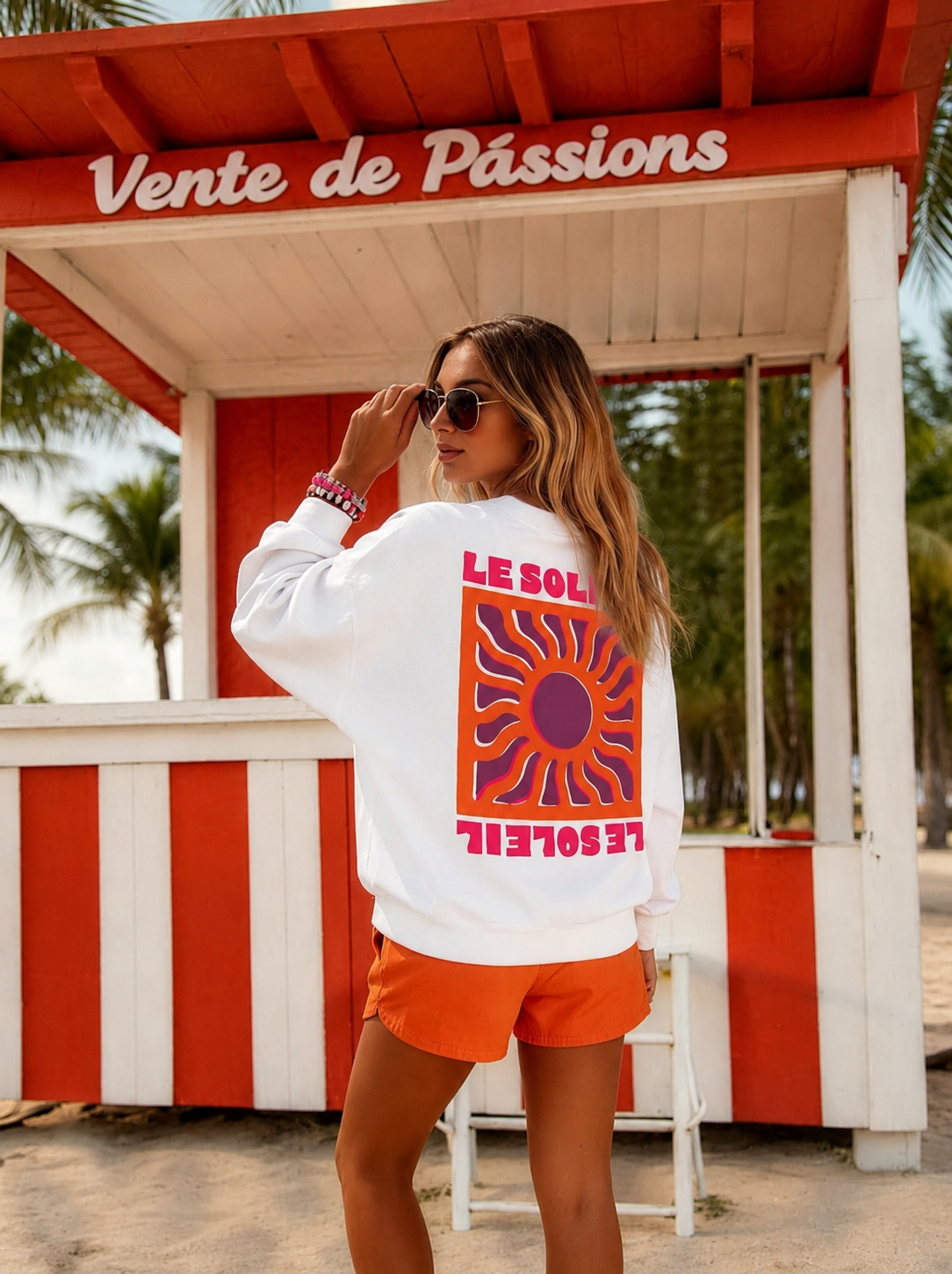 Sweatshirt Soleil Oversized