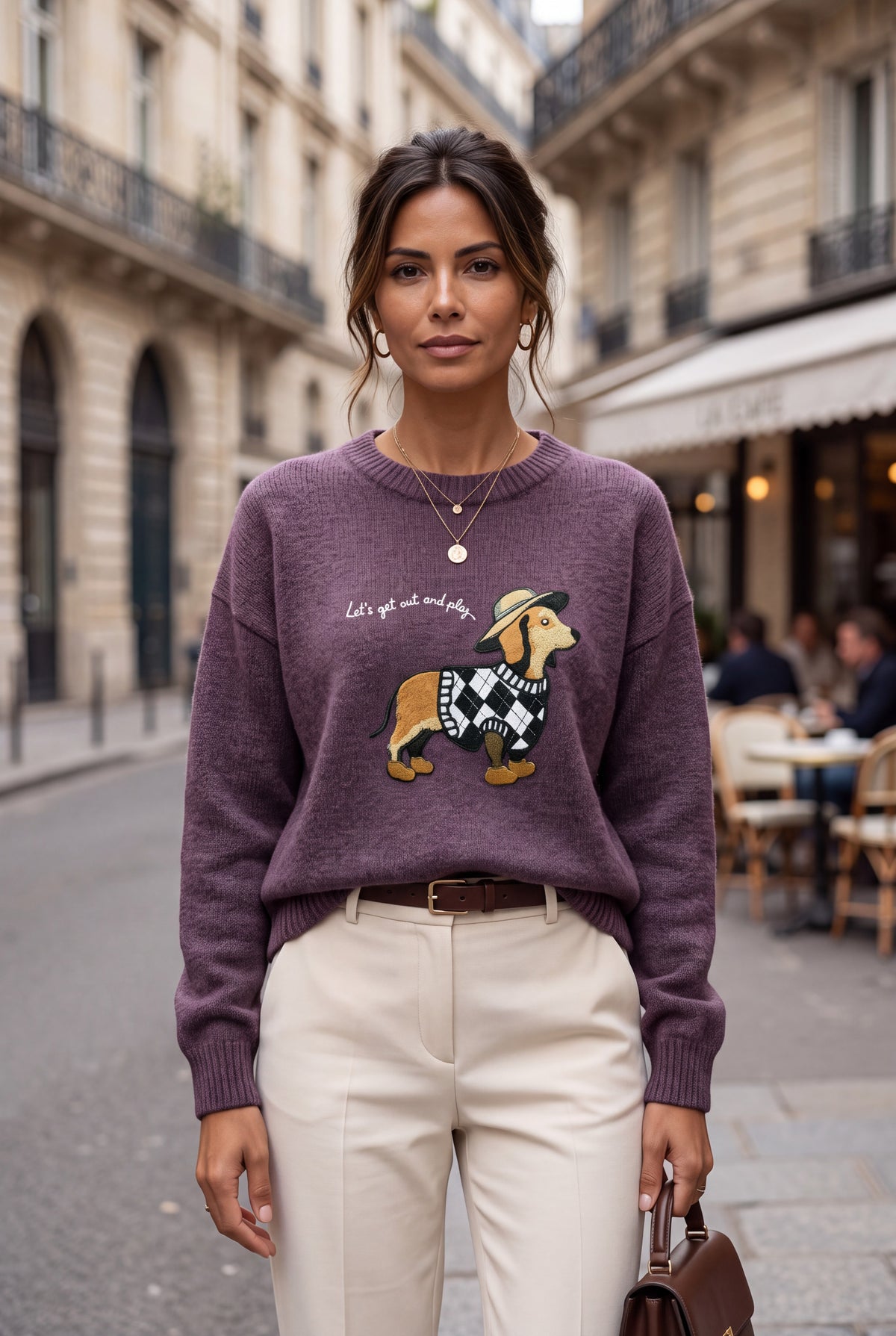 Camisola Cão Parisiense