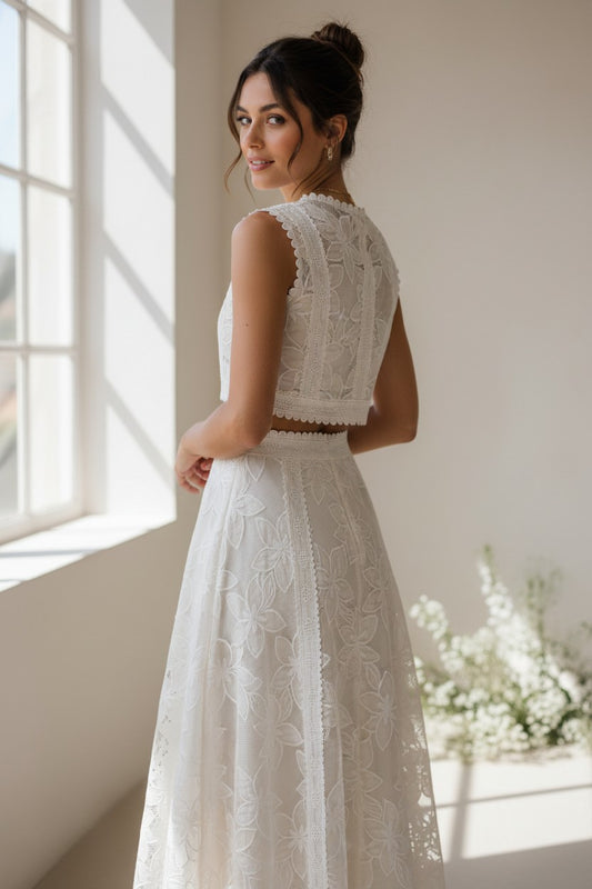 Conjunto Victoria Renda Branca