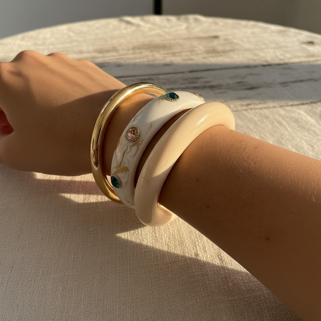 Trio de Pulseiras Elegance