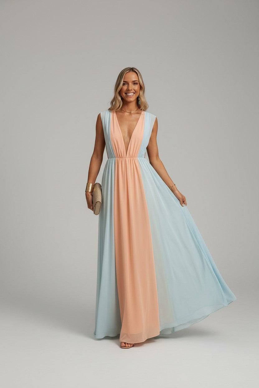 Vestido Bali Bicolor