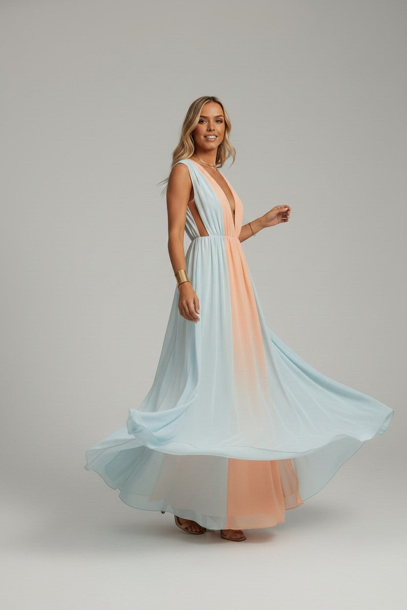 Vestido Bali Bicolor