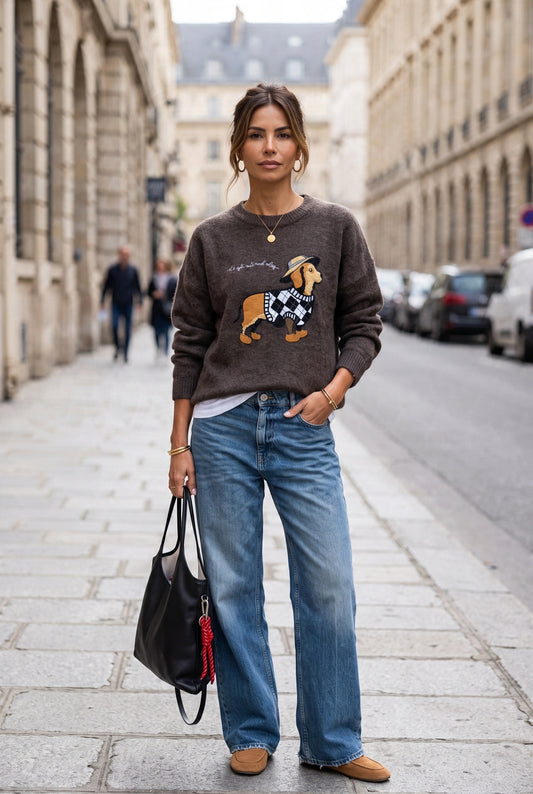 Camisola Cão Parisiense