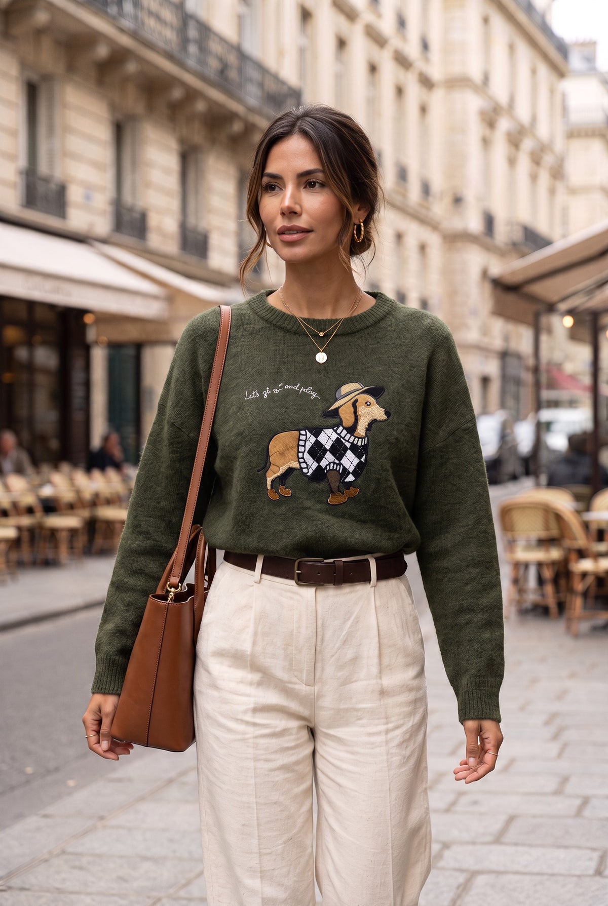 Camisola Cão Parisiense