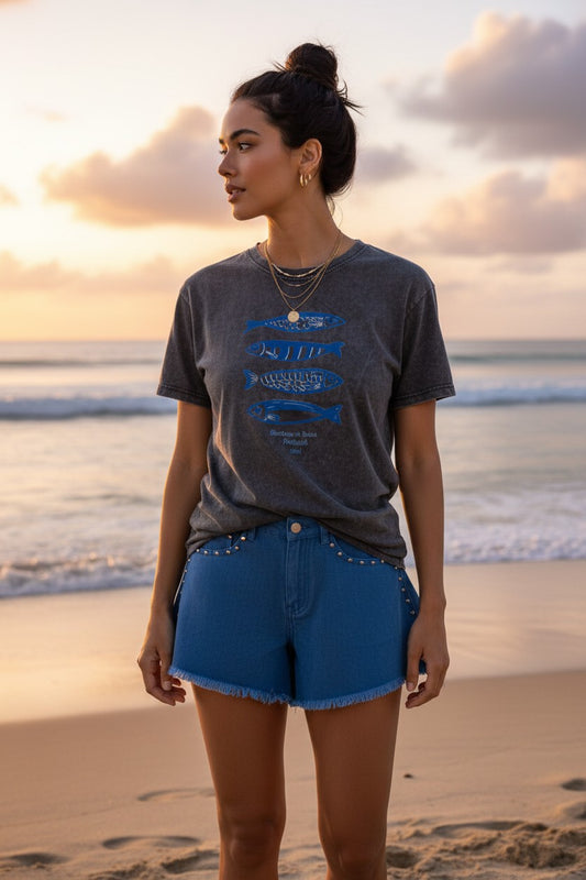 T-Shirt Sardines Blue