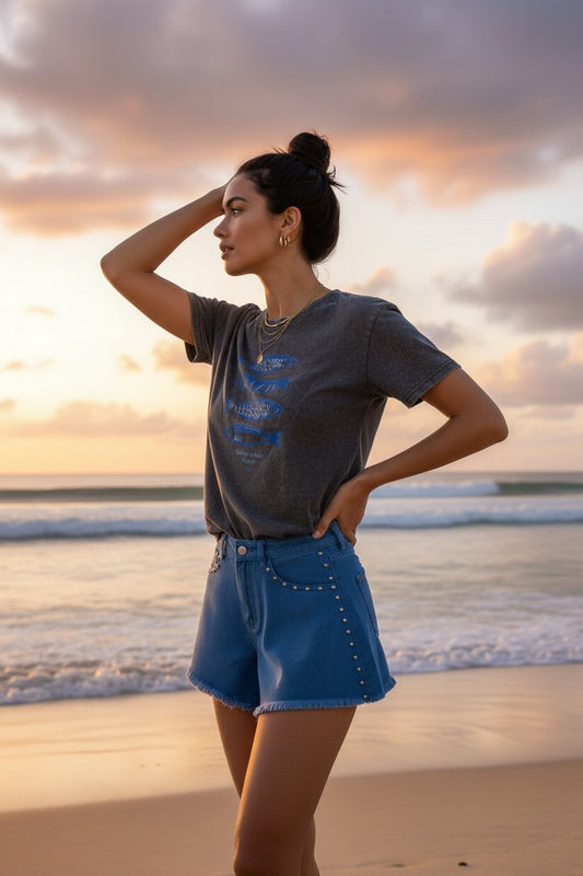 T-Shirt Sardines Blue