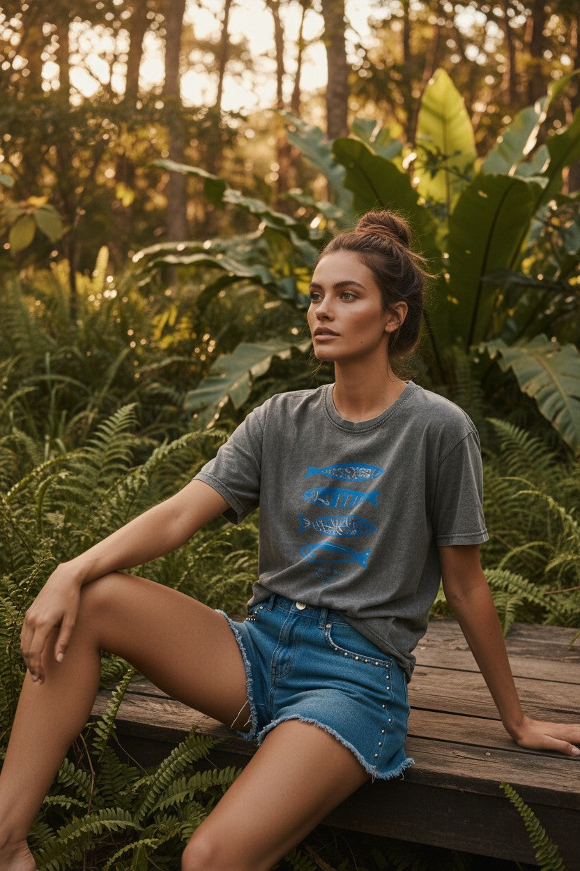 T-Shirt Sardines Blue