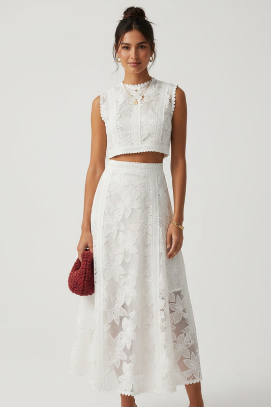 Conjunto Victoria Renda Branca